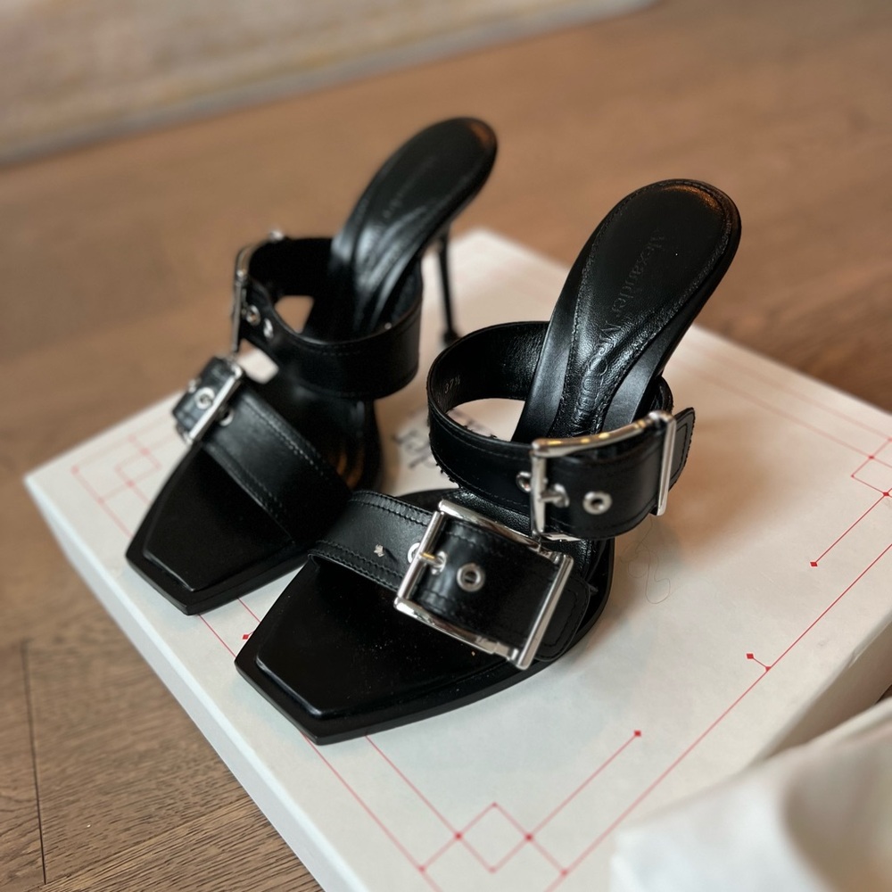 McQueen Black Women's Heels